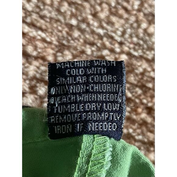 Vintage Ivy Crew Women’s High-Rise Pleated Green Shorts Bermuda Size 36 - Picture 6 of 9